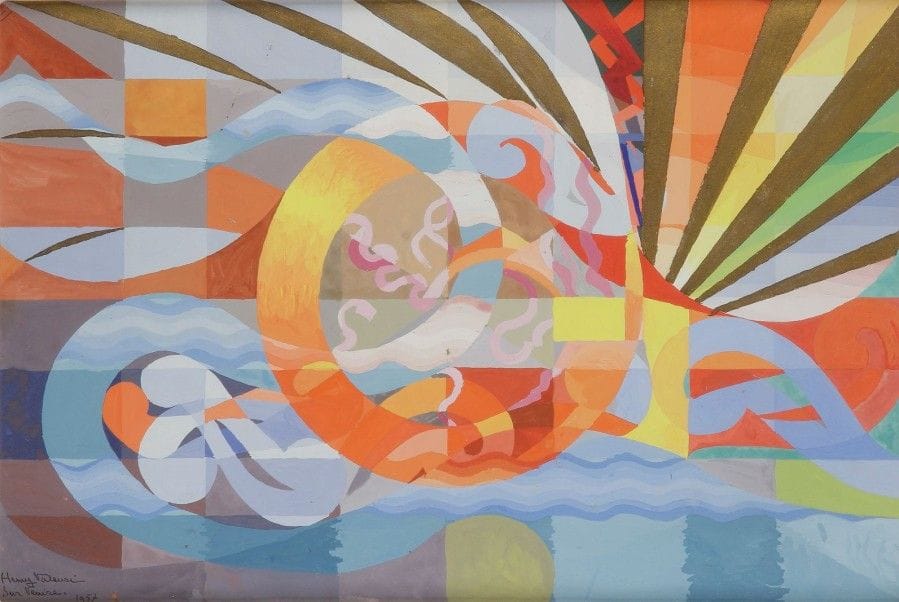 Henri VALENSI (1883-1960)

Sur Venise, 1957
Gouache.
Signée, datée et titrée en bas à gauche.
33 x 48 cm
