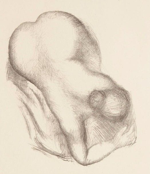 Aristide MAILLOL (1861-1944)

 Femme nue penchée en avant. Lithographie. 220 x 190. Guérin 286. Très belle épreuve sur japon, signée du monogramme au crayon. Quelques fins plis cassés. Toutes marges non ébarbées. Timbre sec : H. Petiet éditeur Paris (Lugt 2021a).