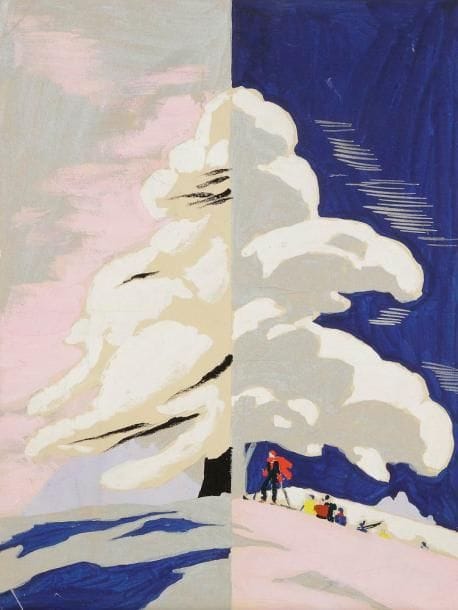 Léon BENIGNI (1892-1948)

Arbres majestueux aux skieurs
Gouache.
Non signée.
(Plis dans deux angles).
33 x 25 cm