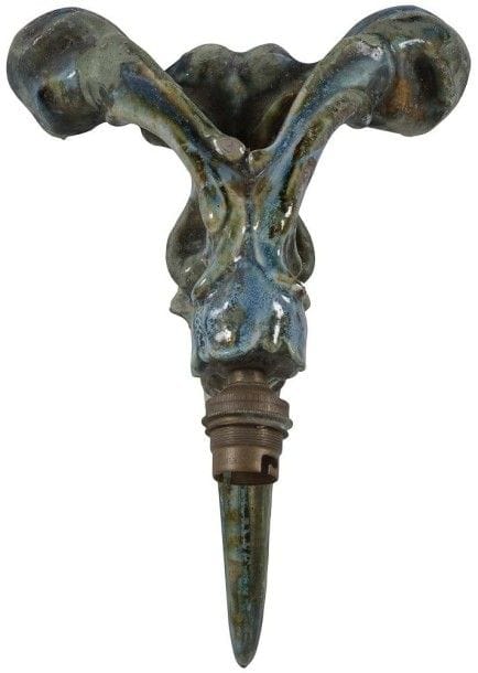 MÉRAN L'Isle-Adam

Applique Art Nouveau en céramique émaillée. Marquée. H. 26 cm