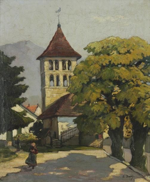 Nelly DAVIDY (XXe siècle)

Village de montagne
Huile sur toile.
Signée en bas à droite.
(Petite restauration).
55x46 cm