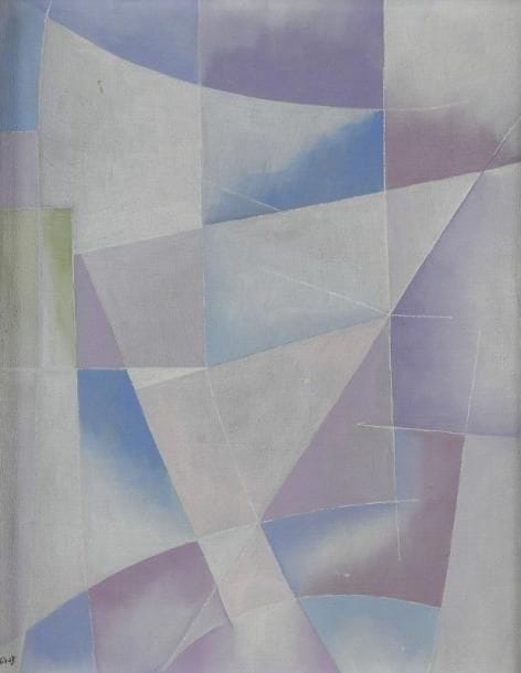 Michiel GLOECKNER [américain] (1915-1989)

Volage 2, 1964
Huile sur toile.
Monogrammé en bas à droite.
Signée, datée et titrée au dos sur le châssis.
20x26 cm