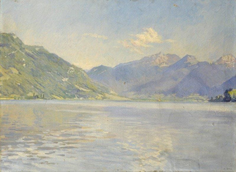 Armand LELEUX (1894-?)

Lac de montagne
Huile sur toile.
Signée en bas à droite.
(Petit manque).
54x73 cm