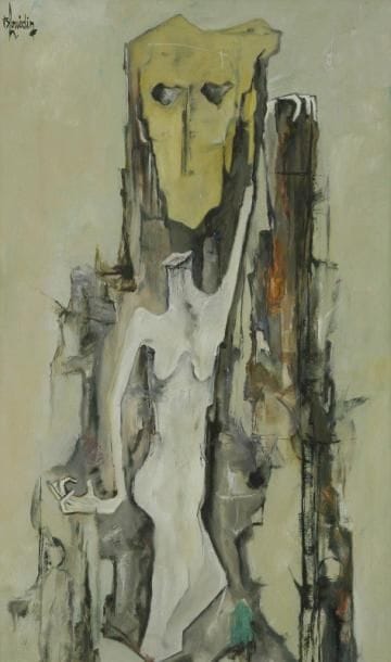 Bernard LOUEDIN (né en 1938)

Personnage
Huile sur isorel.
Signée en haut à gauche.
68x48 cm
