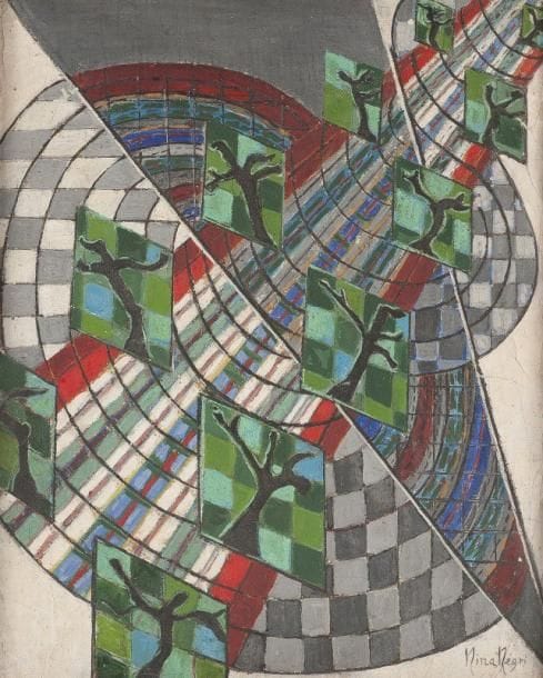 Nina NEGRI (1909-1981)

Évasion, 1944
Huile sur toile.
Signée en bas à droite.
Signée, datée et titrée au dos.
61x50 cm
