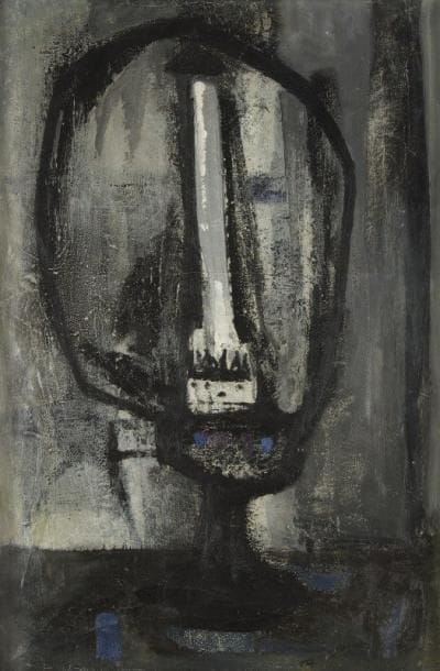 Hans RICHTER [allemand-américain] (1888-1976)

Visage
Huile sur toile.
Signée au dos.
81x54 cm