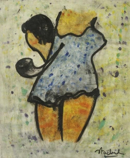 Edgar STOEBEL (1909-2001)

Femme à la pipe
Huile sur toile.
Signée en bas à droite.
61x50 cm