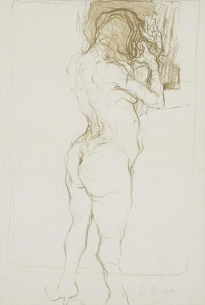 Claude WEISBUCH (1927-2014)

Femme à sa toilette
Dessin au pastel gras.
Signé en bas à droite.
(Pli).
64x45 cm