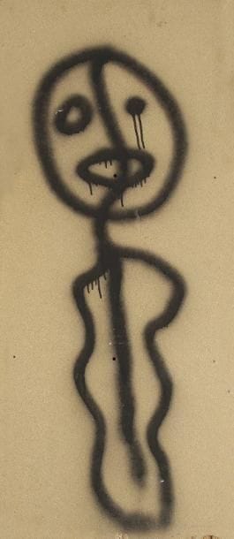 GERARD ZLOTYKAMIEN (NE EN 1940)

Personnage
Peinture à l'aérosol.
Non signée.
126x53 cm