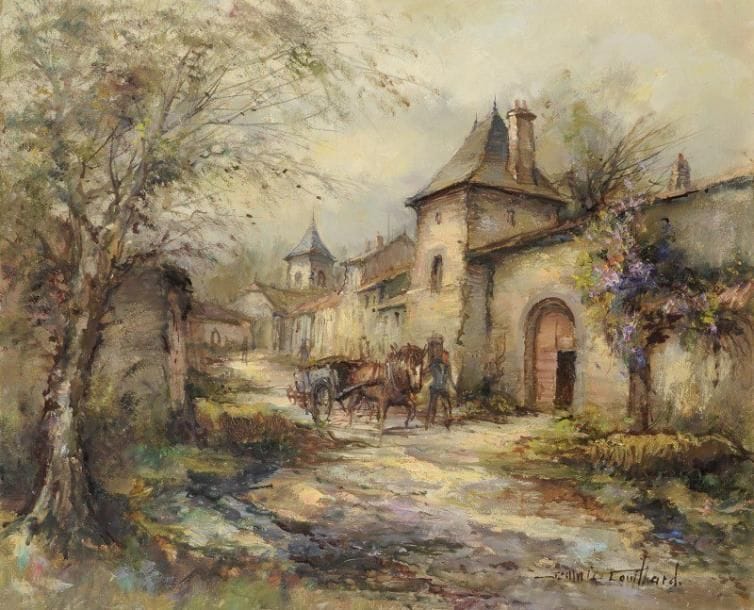 Jean Marie COUILLARD (né en 1926)

Village lorrain, 1981
Huile sur toile.
Signée en bas à droite.
Signée, datée et titrée au dos.
60x73 cm
