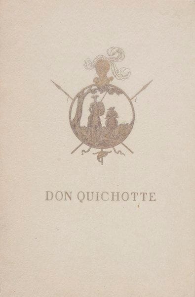 Jules massenet (1842-1912)
Théâtre lyrique municipal de la Gaîté. Répétition Générale de Don Quichotte (Devambez graveur, décembre 1910); in-8, cartonnage d'éditeur illustré en relief (sous chemise et étui).{BR} Programme de luxe gravé par Devambez sur papier vélin fort, illustré de photographies et de gravures d'après Coypel, Gustave Doré et De Losques.{BR} On joint une L.A.S. de Massenet, Palais de Monaco 17 février 1912: «Quels regrets de me trouver loin de Paris... et quels remerciements pour la si intéressante invitation !»....{BR}