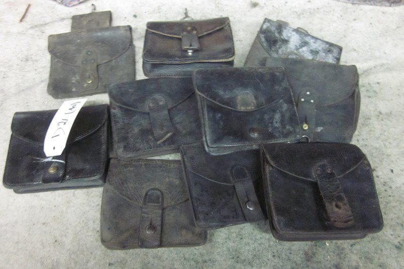 Lot de 10 cartouchières françaises 1ère GM (dont 1888 et dérivés)
