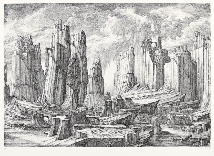 Érik DESMAZIÉRES (né en 1948)

Ville septentrionale. 1984. Eau-forte. 597 x 414. Fitch-Febvrel 77. Très belle épreuve sur vélin, numérotée, signée et datée au crayon. Toutes marges. Tirage à 90 épreuves.