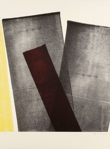 Hans HARTUNG (1904-1989)

L 1977-10. 1977. Photo-autographie. [555 x 755]. Mason 530. Impression en couleurs. Parfaite épreuve sur vélin, numérotée et signée au crayon. Toutes marges. Tirage à 100 épreuves. Ediciones Polígrafa, Barcelone.