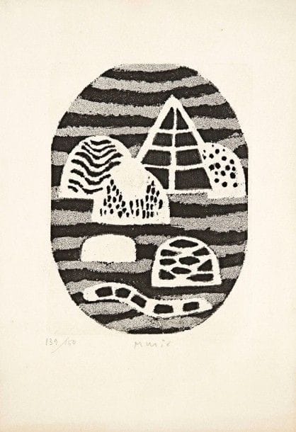 Zoran Mu?i? (slovène, 1909-2005)

Paysage. Vers 1960. Eau-forte et aquatinte. 130 x 177. Très belle épreuve sur vélin, numérotée et signée au crayon. Toutes marges. Tirage à 150 épreuves.