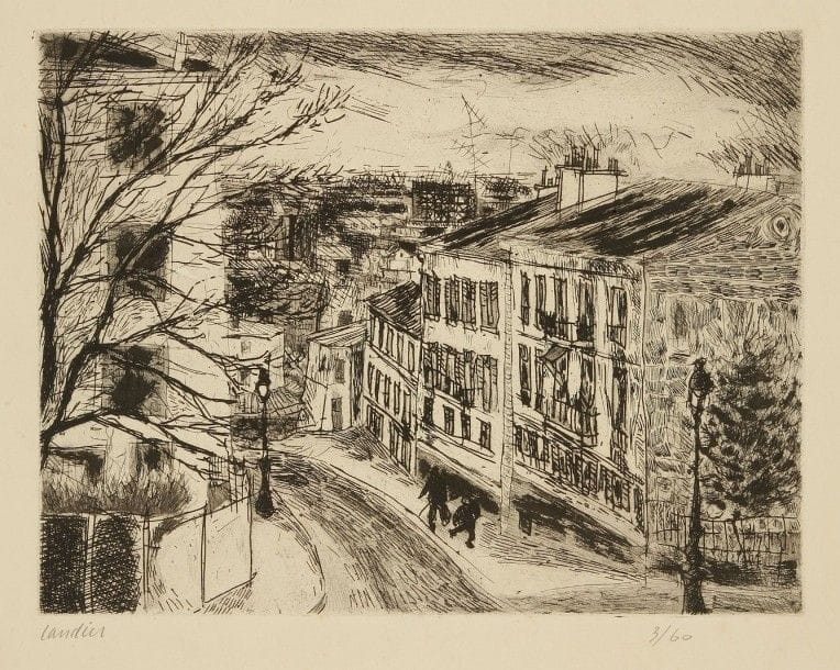 Henri Landier (né en 1935)

La Rue du Chevalier de la Barre, 1967
Eau-forte
Signée et numérotée sur 60.

32 x 40 cm