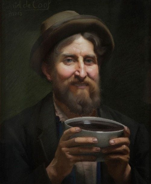 Gabriel de COOL (1854-1908)

Portrait d'homme au bol
Pastel.
Signé en haut à gauche.
57 x 48 cm