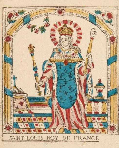 Imagerie de CHARTRES

Saint Louis Roy de France
Bois gravé.

39.2 x 30 cm