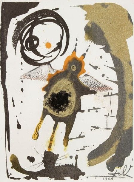 Salvador DALI (d'après) (1904-1989)

Biblia Sacra
Portefolio contenant 6 lithographies.
Rozzoli Editore, Milan.

50 x 36.5 cm