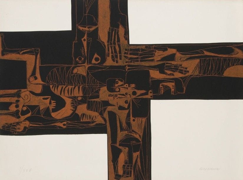 Oswaldo GUAYASAMIN (1919-1999)

Personnage
Eau-forte.
Signée et numérotée sur 25.

56.5 x 75.5 cm