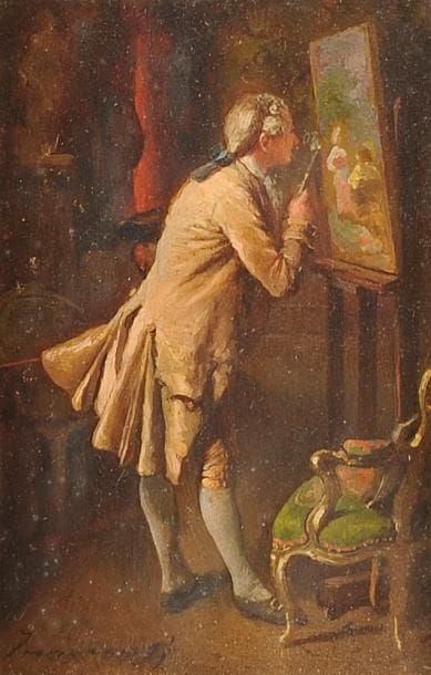 Camillo INNOCENTI

L'amateur de peinture
Panneau.
15 x 10,5 cm
Signé en bas à gauche Innocenti