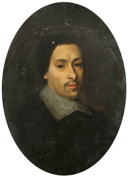 École FRANçAISE du XVIIe siècle
Portrait d'homme
Toile ovale.
63 x 47 cm (agrandie d'environ 10 cm)
Inscription au crayon au revers « Charles Albert de Luynes ».
Sans cadre.