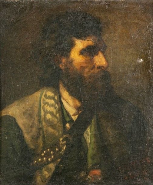 Albéric-Victor DUYVER (Tielt 1859 - ? 1939)

Portrait de soldat
Sur sa toile d'origine.
Signé et daté en bas à droite « DUYVER / Alberic / 1876 ».
54 x 46 cm
