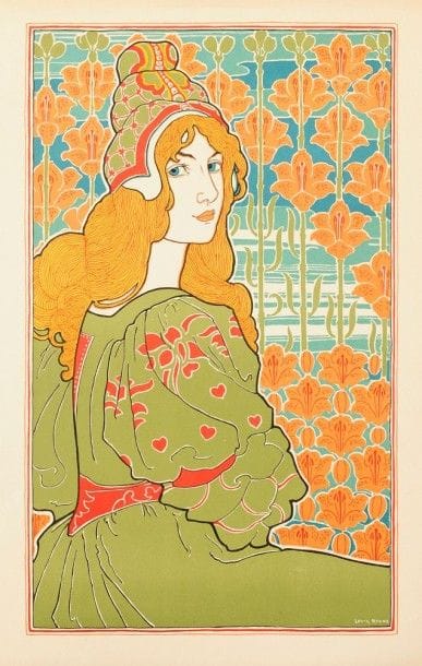 L'ESTAMPE MODERNE
Louis Rhead, La Femme au paon - Louis Rhead, Jane (2e prime gratuite réservé aux abonnées) - Marcel Lenoir, Invocation - Latenay, Le Parc - Berchmans Ensemble de 6 planches. (Petites déchirures en marge). 41 x 31 cm chaque