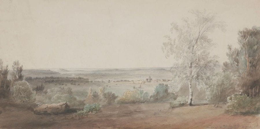 François-Edmé RICOIS (1795-1881)

Vue du bois de Longchêne
Aquarelle.
Signée, localisée et datée en bas à droite «Vue du Bois de Longchêne 3 juin 1869».
(Accidents).
28,5 x 47 cm