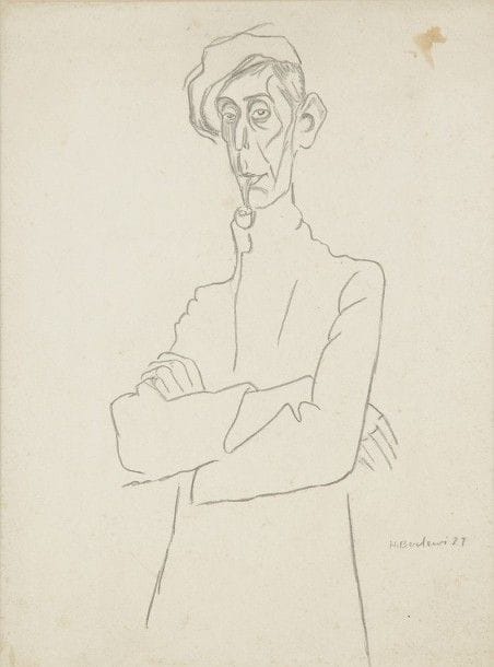 Henri BERLEWI (1894-1967)

Homme aux bras croisés, 1921
Dessin à la mine de plomb.
Signé et daté en bas à droite.
34 x 24 cm
Provenance:
Vente de l'atelier, Versailles (tampon au dos).