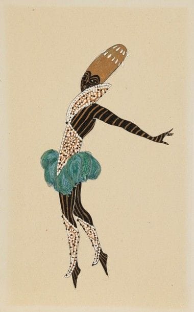 Romain de Tirtoff ERTE (1892-1990)

La Dernière fête, Nègre porteur de chaise, 1915
Gouache sur carton.
Tampons au dos.
24 x 15 cm
Provenance:
Collection personnelle d'Erté provenant directement de son appartement du 21 rue Gutenberg à Boulogne.