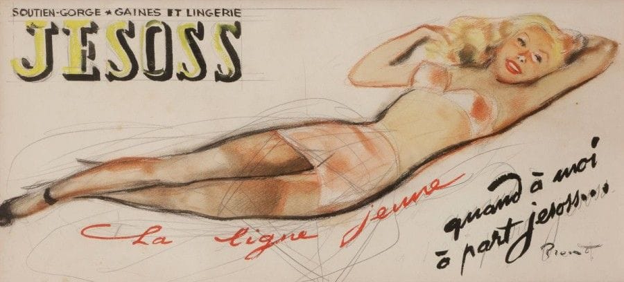 Raymond BRENOT (1913-1998)

Jesoss, la ligne jeune
Gouache sur traits de crayon.
Signée en bas à droite.
29 x 59 cm