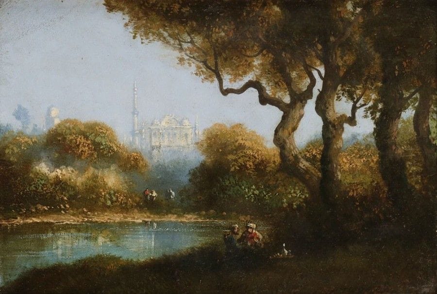Louis - François THOMAS (1861 - ?)

Paysage de Turquie
Huile sur panneau.
Signée en bas à droite.
13.5 x 19,5 cm
