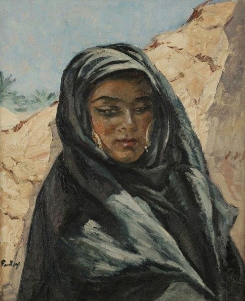 Henri - Jean PONTOY (1888 - 1968)

Femme orientale
Huile sur toile.
Signée en bas à gauche.
46 x 38 cm
