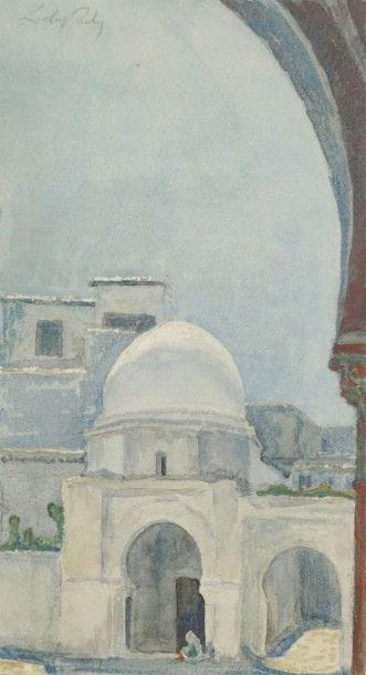 Alméry LOBEL - RICHE (1880 - 1950)

Porte au Maroc
Aquarelle.
Signée en haut à gauche.
20,5 x 11 cm