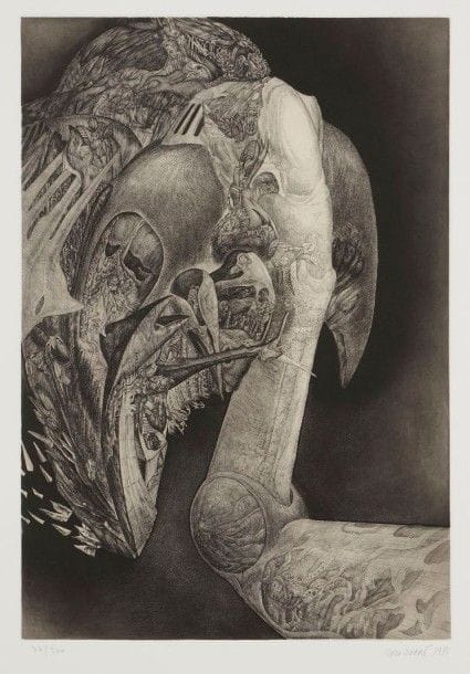 Yves Doaré (né en 1943)

La Petite peur; Ange; Retour au pays natal. 1974-1986. Eau-forte, burin, aquatinte. Formats divers. Parfaites épreuves sur vélin ou japon mince appliqué, justifiées, titrées, signées et datées au crayon. Toutes marges. Ens. 3 p