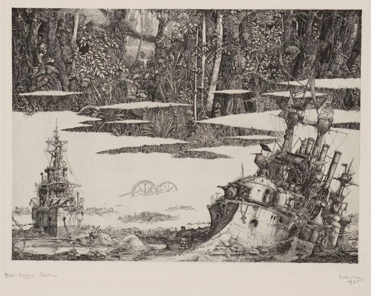 Philippe MOHLITZ (né en 1941)

Dogger Bank. 1975. Burin. 318 x 235. Parfaite épreuve sur vélin, numérotée, titrée, signée et datée au crayon. Toutes marges. Tirage à 100 épreuves