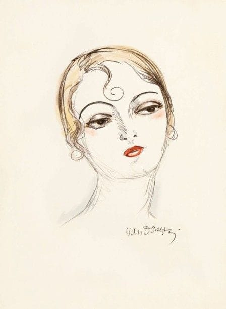 Kees VAN DONGEN (1877-1968)

Jeune fille aux cheveux ondulés. (Pl. pour l'album Femmes, Paris, Les Quatre Chemins éditeur, 1927). Lithographie. 205 x 330. Juffermans (2003) L14. Impression en couleurs. Très belle et fraîche épreuve entoilée. Quelques très claires rousseurs aux bords du feuillet. Toutes marges