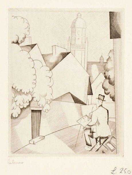 Jean-Emile LABOUREUR (1877-1943)

Le Paysagiste (Le Croisic). 1923. Burin. 100 x 130. Laboureur 250. Très belle épreuve sur vélin blanc, signée au crayon. Toutes marges. Tirage à 63 épreuves. Joint: Pêcheurs de la Seine. 1925. Eau-forte et burin. 122 x 103. Laboureur 306. Très belle épreuve sur vergé ancien azuré, l'une des 9 du 2e état (sur 3), avant le monogramme, signée et numérotée au crayon. Toutes marges. Ens. 2 p