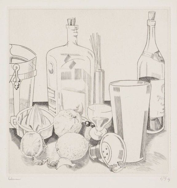 Jean-Emile LABOUREUR (1877-1943)

Cocktails. 1931. Burin. 192 x 202. Laboureur 438. Parfaite épreuve sur vélin, l'une des 7 du 2e état (sur 3), avant les trois figures et le monogramme, signée et numérotée au crayon. Toutes marges. Tirage définitif à 51 épreuves. Ex-coll. H.-M. Petiet