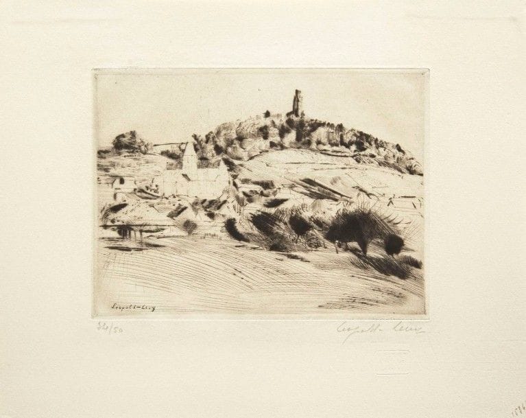Léopold-Lévy

Paysages d?Île-de-France : Jardin public à Dreux ; Sceaux-les-Chartreux ; Bessancourt ; balainvilliers ; Verrières (la colline) ; La Tour de Monthléry ; Ferme à Vauhallan. Vers 1920. Pointe sèche. Formats divers. Belles épreuves sur différents papiers, numérotées ou annotées et signées au crayon (sauf la dernière). Toutes marges. Ens. 7 p