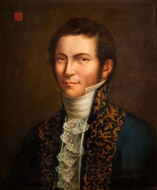 École française début XIXe s

Portrait d'homme
Huile sur toile monogrammé MM.
58 x 47 cm