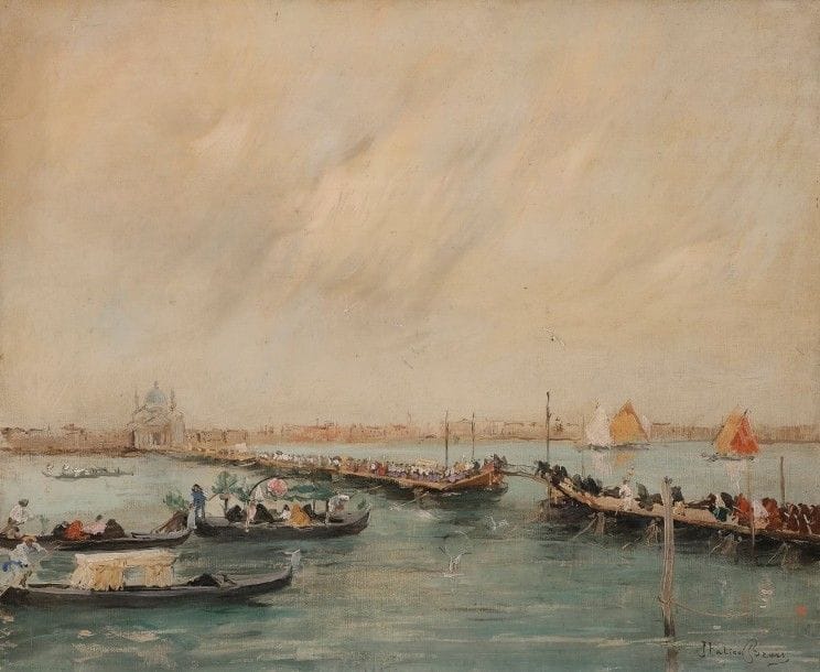Italico BRASS (Gorizia 1870 - Venise 1943)

Vue de la Salute, à Venise
38 x 48 cm
Signé en bas à droite