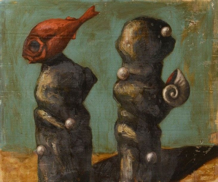 Thomas Schindler né en 1959Klippen II, 1989Huile sur carton Signée, titrée, datée et monogrammée au dos85 x 104 cm 