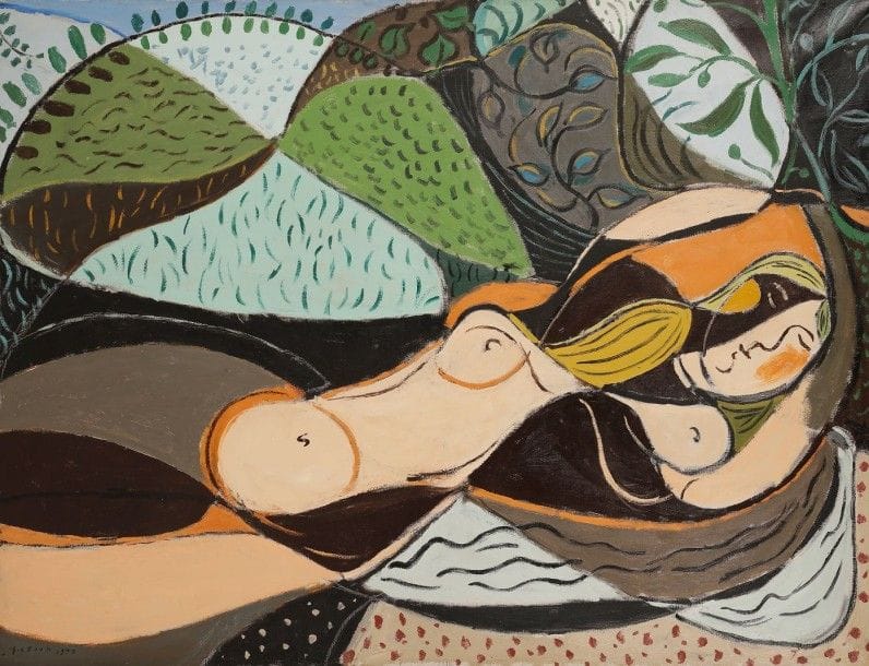 Gaston Louis ROUX (1904-1988)

Femme nue couchée, 1933
Huile sur toile.
Signée et datée en bas à gauche.
97 x 130 cm

Provenance:
- Galerie Louise Leiris, Paris, n°11887.
- Galerie Joan Gaspar, Barcelone.
