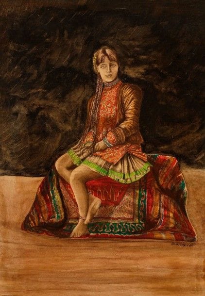 Ghasem HAJIZADEH [iranien] (Né en 1947)

Femme assise, 1988
Technique mixte sur toile.
Signée et datée en bas à droite.
81 x 60 cm
