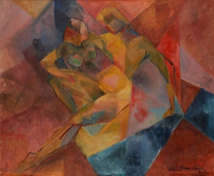 Georges Albert CYR (1880-1964)

Femmes, vers 1960
Huile sur toile.
Signée en bas à droite.
Signée et titrée au dos.
65 x 81 cm
