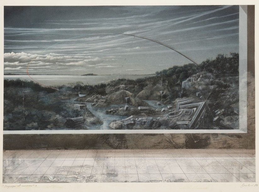 Pancho QUILICI [vénézuélien] (né en 1954)

Paysage et ruines I, 1984
Technique mixte sur papier.
Signée, datée et titrée.
57 x 76.5 cm
