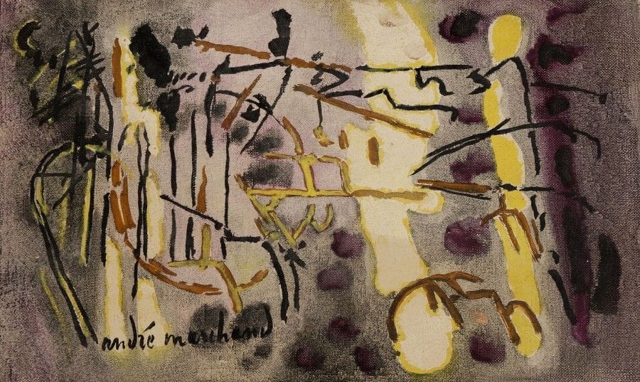 André MARCHAND

Avant la nuit, 1956
Huile sur toile.
Signée en bas à gauche.
Signée et numérotée 133 au dos.
16 x 27 cm

Provenance:
Ancienne collection J. L., Paris.
