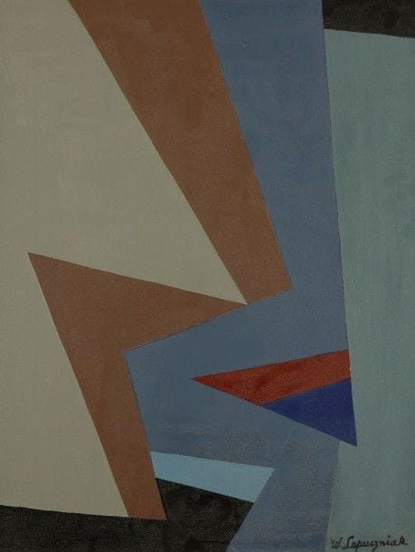 Wladislaw LOPUSZNIAK [polonais]

Composition
Huile sur toile.
Signée en bas à droite.
61 x 46 cm
